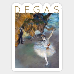 Edgar Degas - Dancer on Stage Sticker